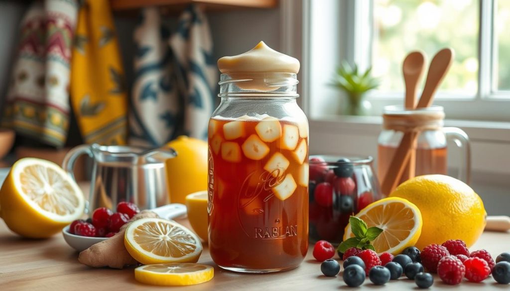 Homemade Kombucha