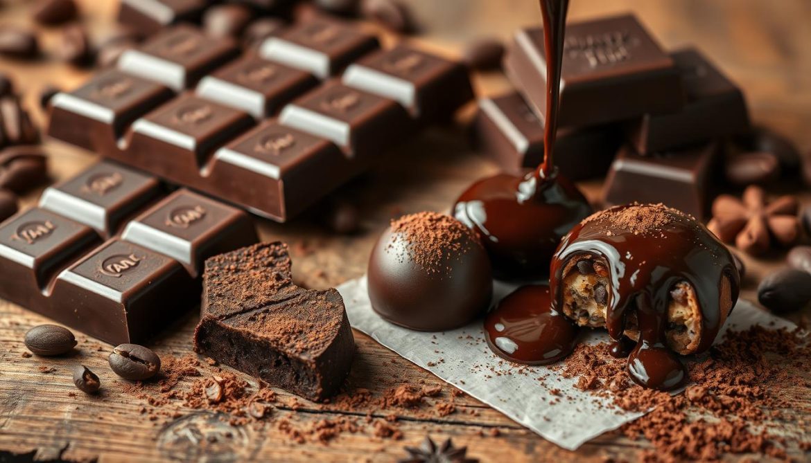 富含黑巧克力的食譜